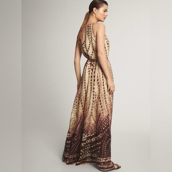 Massimo Duti Maxi Dress Sz 4 NEW - Picture 1 of 5